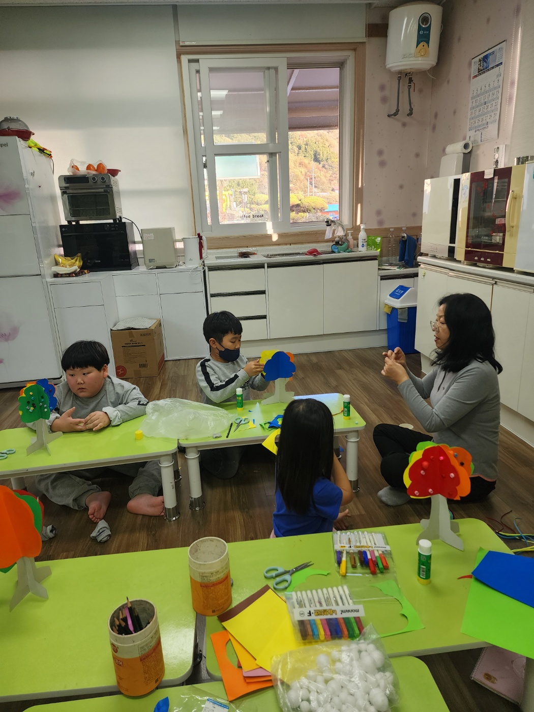 11월10일 미술공예 활동모습